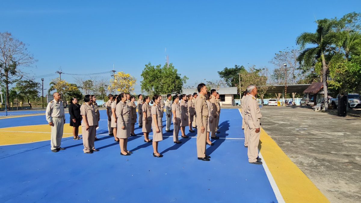 วันจันทร์ที่ 2 มีนาคม 256 9  เวลา 8.00 น.  คณะผู้บริหาร พร้อมด้วยประธานสภา. รองประธานสภา เลขานุการสภา และสมาชิกสภาเทศบาลตำบลพันดุง ข้าราชการและลูกจ้าง เทศบาลตำบลพันดุง ร่วมกิจกรรมเคารพธงชาติไทย ณ ลานกิจกรรมหน้าสำนักงานเทศบาลตำบลพันดุง โดยพร้อมเพรียงกัน