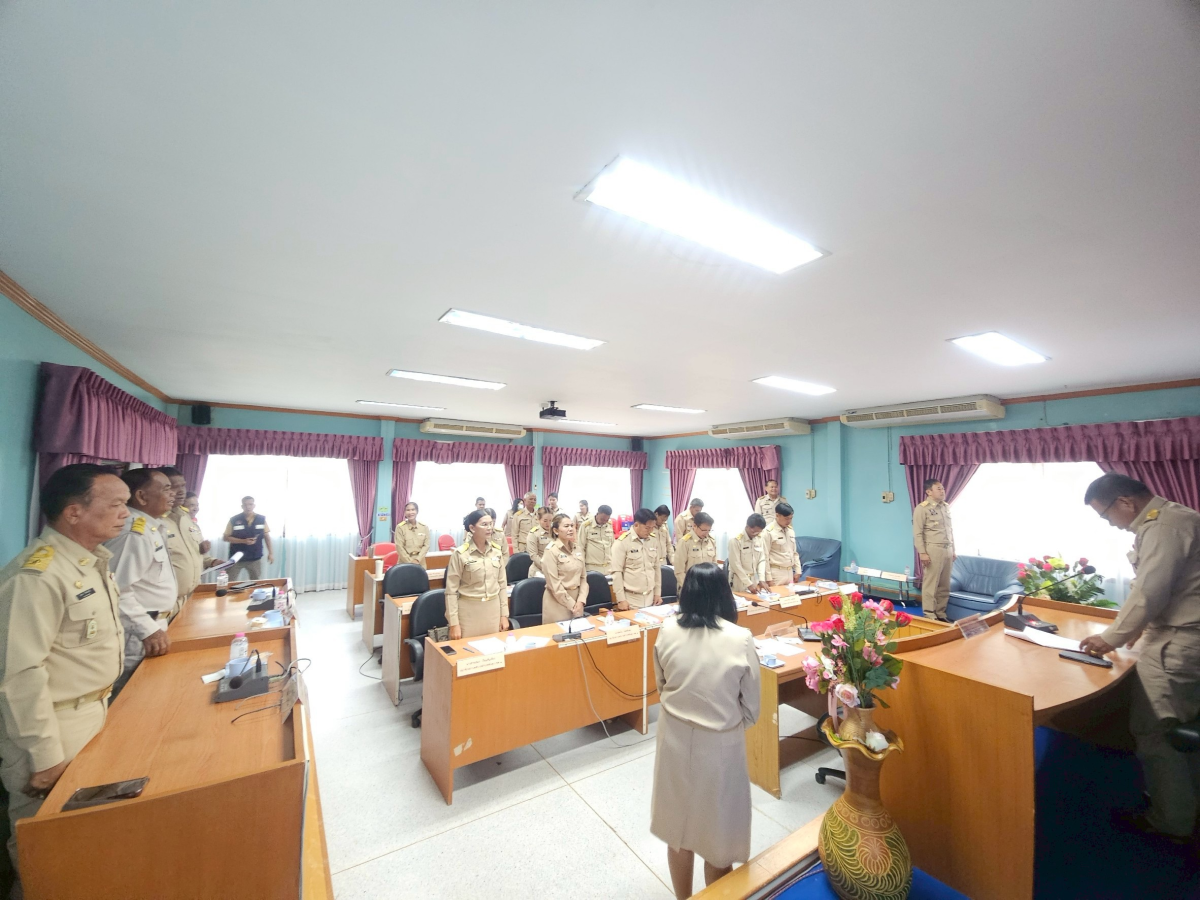 การประชุมสภาเทศบาลตำบลพันดุง ครั้งแรก 17 มิถุนายน 2568