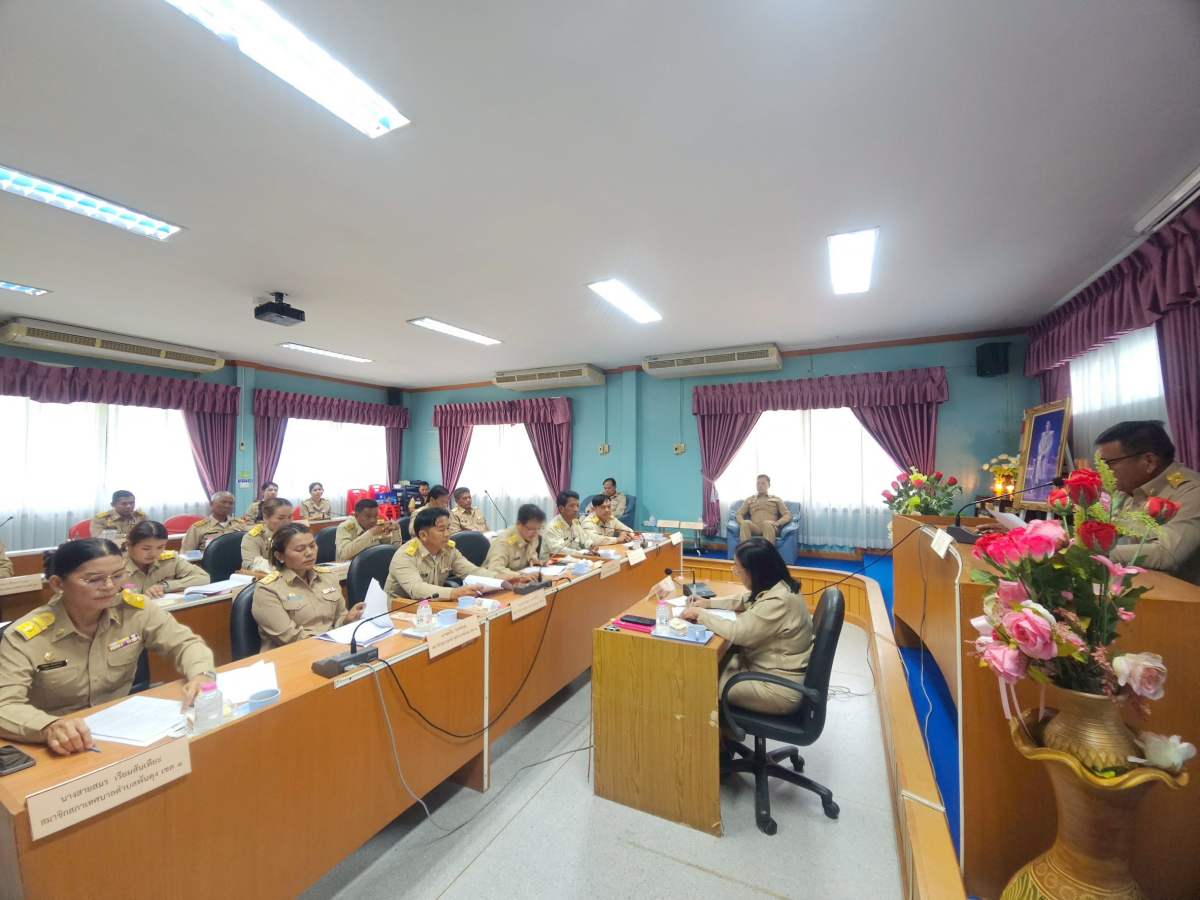 การประชุมสภาเทศบาลตำบลพันดุง ครั้งแรก 17 มิถุนายน 2568