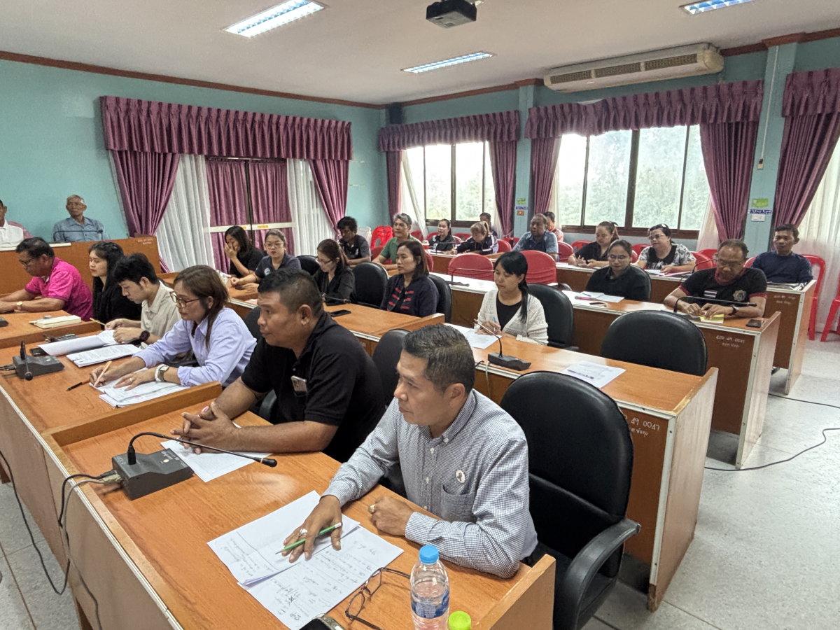 การประชุมเทศบาลตำบลพันดุง  รายงานข้อมูลข่าวสารการพัฒนาองค์กรที่เกี่ยวข้องกับการประเมิน ITA  ประจำปีงบประมาณ พ.ศ. 2569